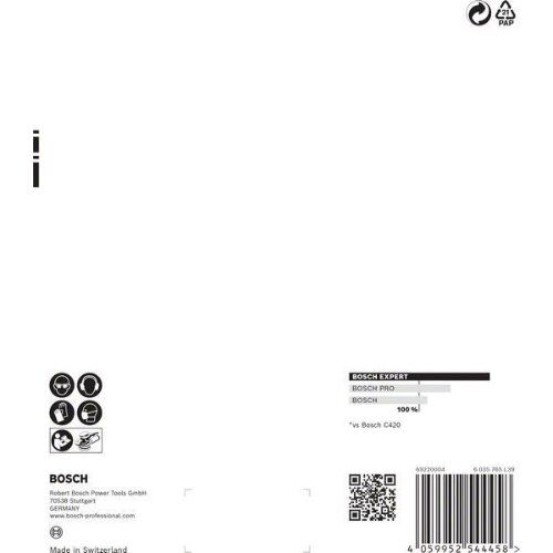  EXPERT C470 Schleifblatt Mehrloch für Exzenterschleifer Bosch EXPERT C470 Schleifpapier Mehrloch für Exzenterschleifer, 150 mm, G 180, 5-tlg., für Exzenterschleifer 12376359