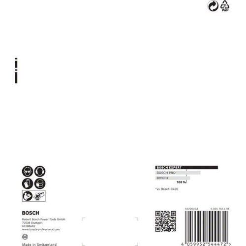  EXPERT C470 Schleifblatt Mehrloch für Exzenterschleifer Bosch EXPERT C470 Schleifpapier Mehrloch für Exzenterschleifer, 150 mm, G 320, 5-tlg., für Exzenterschleifer 12376344