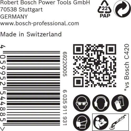  EXPERT C470 Schleifblatt mit 19 Löchern für Trockenbauschleifer Bosch EXPERT C470 Schleifpapier mit 19 Löchern für Trockenbauschleifer, 225 mm, G 120, 25-tlg., für Trockenbauschleifer 12376391