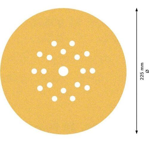  EXPERT C470 Schleifblatt mit 19 Löchern für Trockenbauschleifer Bosch EXPERT C470 Schleifpapier mit 19 Löchern für Trockenbauschleifer, 225 mm, G 120, 25-tlg., für Trockenbauschleifer 12376391