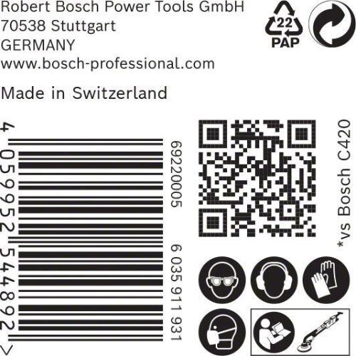  EXPERT C470 Schleifblatt mit 19 Löchern für Trockenbauschleifer Bosch EXPERT C470 Schleifpapier mit 19 Löchern für Trockenbauschleifer, 225 mm, G 150, 25-tlg., für Trockenbauschleifer 12376393