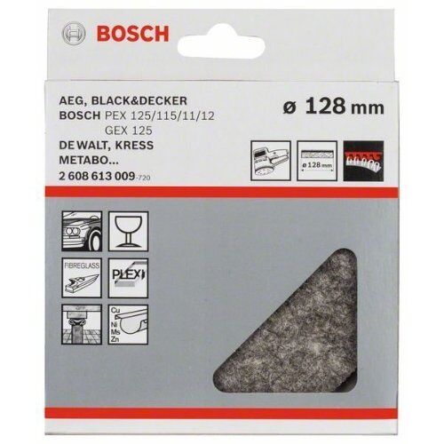  Filzpolierscheiben für Exzenterschleifer Bosch Polierfilz, für Exzenterschleifer 12376565