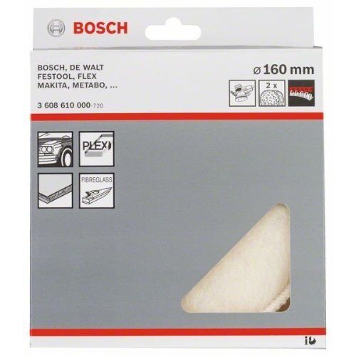  Polierhauben aus Lammwolle für Exzenterschleifer Bosch Lammwollhaube, für Exzenterschleifer 12376559