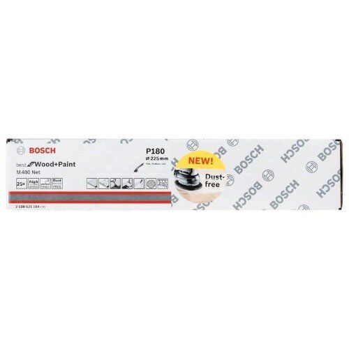  M480 Best for Wood and Paint Schleifnetze für Wand- und Deckenschleifer Bosch Schleifmittel Net M 480, für Trockenbauschleifer 12376612