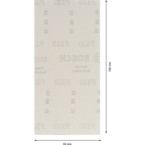  EXPERT M480 Schleifnetze für Schwingschleifer Bosch EXPERT M480 Schleifnetz für Schwingschleifer, 93 x 186 mm, G 320, 10-tlg., für Exzenterschleifer 12375481