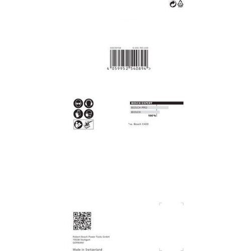  EXPERT M480 Schleifnetze für Schwingschleifer Bosch EXPERT M480 Schleifnetz für Schwingschleifer, 93 x 186 mm, G 400, 10-tlg., für Exzenterschleifer 12375485
