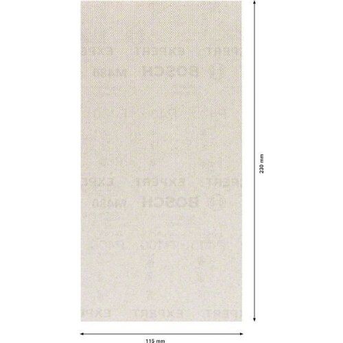 EXPERT M480 Schleifnetze für Schwingschleifer Bosch EXPERT M480 Schleifnetz für Schwingschleifer, 115 x 230 mm, G 100, 10-tlg., für Exzenterschleifer 12375516