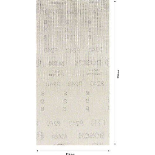  EXPERT M480 Schleifnetze für Schwingschleifer Bosch EXPERT M480 Schleifnetz für Schwingschleifer, 115 x 230 mm, G 240, 10-tlg., für Exzenterschleifer 12375499
