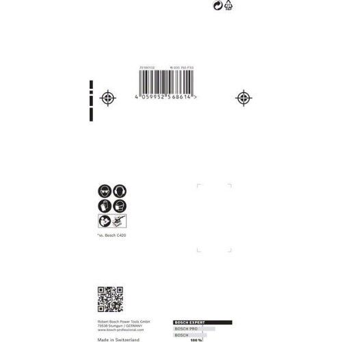  EXPERT M480 Netzstruktur-Schleifblätter für Schwingschleifer Bosch EXPERT M480 Schleifnetz-Set, 80 x 133 mm, 10 Stück, für Exzenterschleifer 12375475
