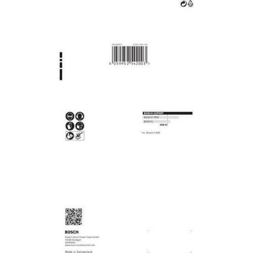  EXPERT C470 Schleifblatt mit 14 Löchern für Schwingschleifer Bosch EXPERT C470 Schleifpapier mit 14 Löchern für Schwingschleifer, 115 x 230 mm, G 80, 10-tlg., für Exzenterschleifer 12375581