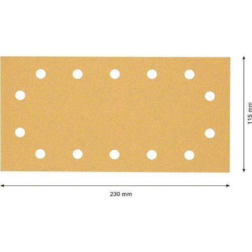  EXPERT C470 Schleifblatt mit 14 Löchern für Schwingschleifer Bosch EXPERT C470 Schleifpapier mit 14 Löchern für Schwingschleifer, 115 x 230 mm, G 80, 10-tlg., für Exzenterschleifer 12375581