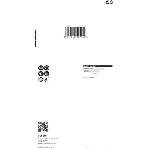  EXPERT C470 Schleifblatt mit 14 Löchern für Schwingschleifer Bosch EXPERT C470 Schleifpapier mit 14 Löchern für Schwingschleifer, 115 x 230 mm, G 240, 10-tlg., für Exzenterschleifer 12375576