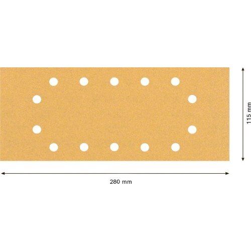  EXPERT C470 Schleifblatt mit 14 Löchern für Schwingschleifer Bosch EXPERT C470 Schleifpapier mit 14 Löchern für Schwingschleifer, 115 x 280 mm, G 100, 10-tlg., für Exzenterschleifer 12375569