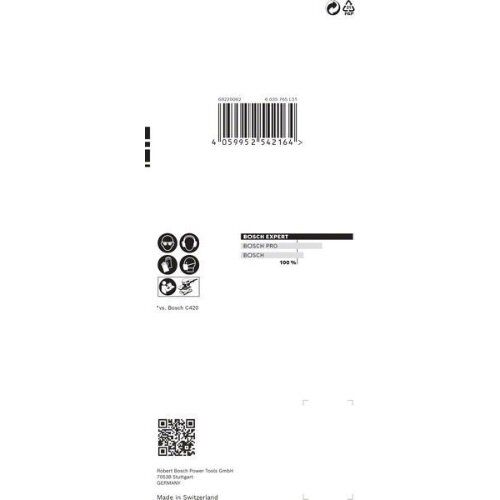  EXPERT C470 Schleifblatt mit 8 Löchern für Schwingschleifer Bosch EXPERT C470 Schleifpapier mit 8 Löchern für Schwingschleifer, 80 x 133 mm, G 60, 10-tlg., für Exzenterschleifer 12375556