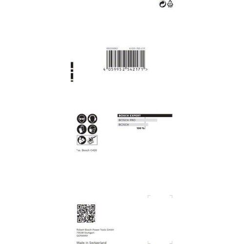  EXPERT C470 Schleifblatt mit 8 Löchern für Schwingschleifer Bosch EXPERT C470 Schleifpapier mit 8 Löchern für Schwingschleifer, 80 x 133 mm, G 80, 10-tlg., für Exzenterschleifer 12375558