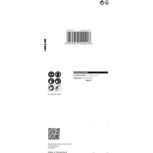  EXPERT C470 Schleifblatt mit 8 Löchern für Schwingschleifer Bosch EXPERT C470 Schleifpapier mit 8 Löchern für Schwingschleifer, 80 x 133 mm, G 240, 10-tlg., für Exzenterschleifer 12375551