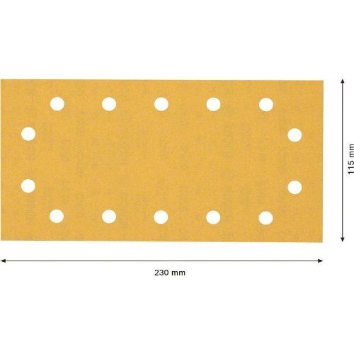  EXPERT C470 Schleifblatt mit 14 Löchern für Schwingschleifer Bosch EXPERT C470 Schleifpapier mit 14 Löchern für Schwingschleifer, 115 x 230 mm, G 240, 50-tlg., für Exzenterschleifer 12375582