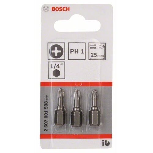  Extra Hard Schrauberbits, Phillips Bosch Schrauberbit Extra-Hart, für Bohrmaschinen 12376840