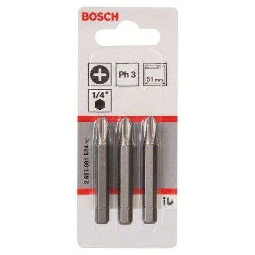  Extra Hard Schrauberbits, Phillips Bosch Schrauberbit Extra-Hart, für Bohrmaschinen 12376848
