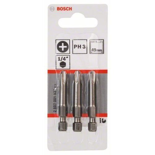  Extra Hard Schrauberbits, Phillips Bosch Schrauberbit Extra-Hart, für Bohrmaschinen 12376861