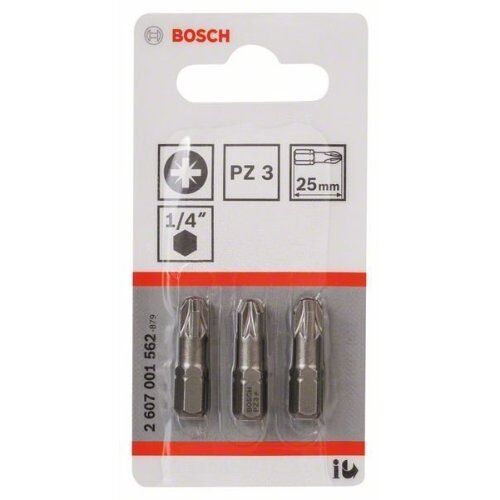 Extra Hard Schrauberbits Pozidriv Bosch Schrauberbit Extra-Hart, für Bohrmaschinen 12376887