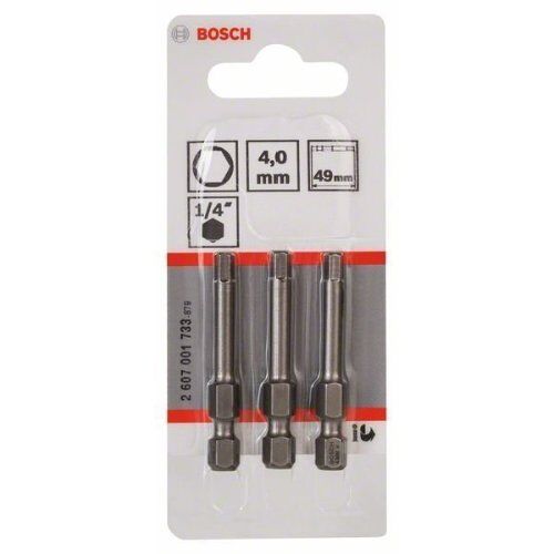  Extra Hard Schrauberbits, Sechskant Bosch Schrauberbit Extra-Hart, für Bohrmaschinen 12376952