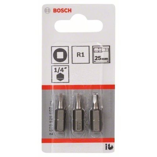  Extra Hard Schrauberbits, quadratisch Bosch Schrauberbit Extra-Hart, für Bohrmaschinen 12376969