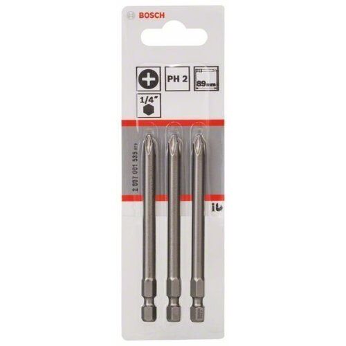  Extra Hard Schrauberbits, Phillips Bosch Schrauberbit Extra-Hart, für Bohrmaschinen 12376851