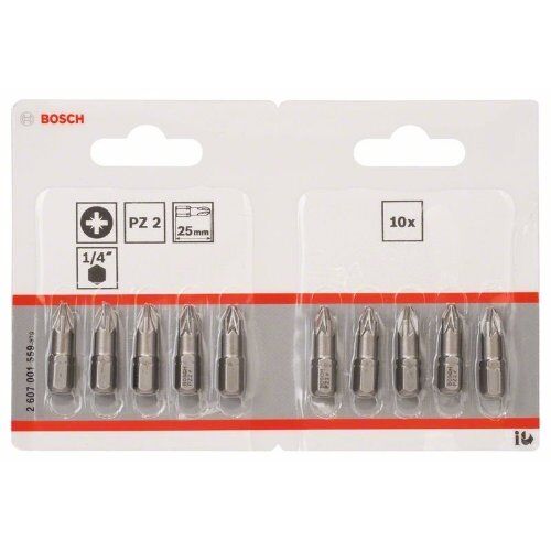  Extra Hard Schrauberbits Pozidriv Bosch Schrauberbit Extra-Hart, für Bohrmaschinen 12376875