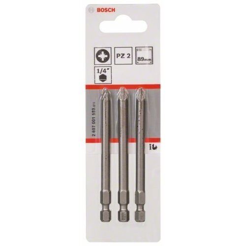  Extra Hard Schrauberbits Pozidriv Bosch Schrauberbit Extra-Hart, für Bohrmaschinen 12376864