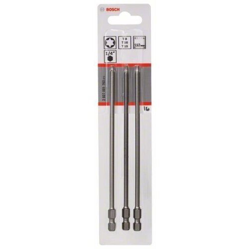  Extra Hard Schrauberbitpacks, Torx Bosch 3-tlg. Schrauberbit-Set Extra-Hart, für Bohrmaschinen 12376995