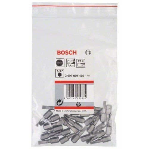  Extra Hard Schrauberbits, Schlitz Bosch Schrauberbit Extra-Hart, für Bohrmaschinen 12376814