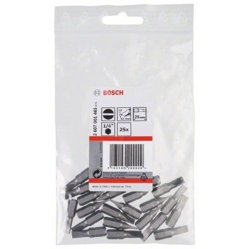  Extra Hard Schrauberbits, Schlitz Bosch Schrauberbit Extra-Hart, für Bohrmaschinen 12376823