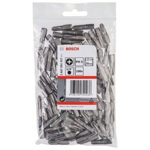  Extra Hard Schrauberbits, Phillips Bosch Schrauberbit Extra-Hart, für Bohrmaschinen 12376837