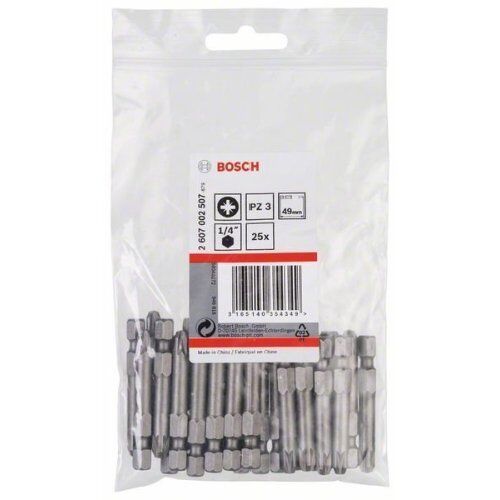  Extra Hard Schrauberbits Pozidriv Bosch Schrauberbit Extra-Hart, für Bohrmaschinen 12376889