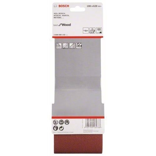  X440 Best for Wood and Paint Schleifbänder für Bandschleifer Bosch 3-tlg. Schleifband-Set X440, für Bandschleifer 12376714