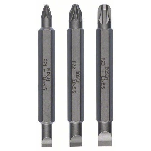  Extra Hard Schrauberbitpacks mit Doppelklinge, verschiedenes Bosch 3-tlg. Doppelklingen-Set, für Bohrmaschinen 12377004