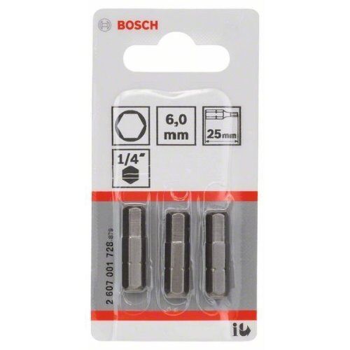  Extra Hard Schrauberbits, Sechskant Bosch Schrauberbit Extra-Hart, für Bohrmaschinen 12376957
