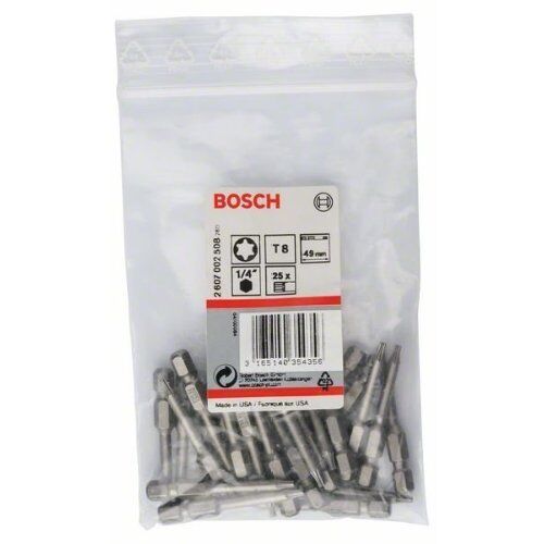  Extra Hard Schrauberbits Torx® Bosch Schrauberbit Extra-Hart, für Bohrmaschinen 12376901