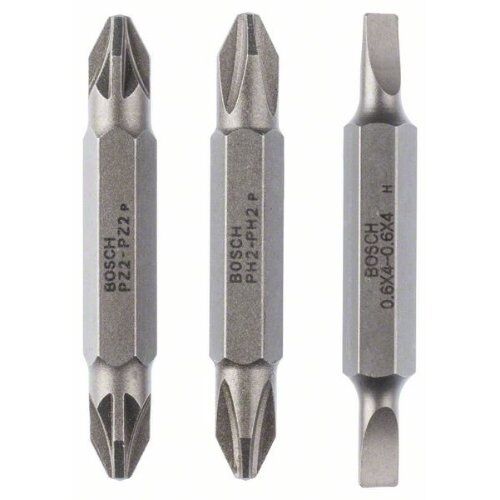  Extra Hard Schrauberbitpacks mit Doppelklinge, verschiedenes Bosch 3-tlg. Doppelklingen-Set, für Bohrmaschinen 12377000