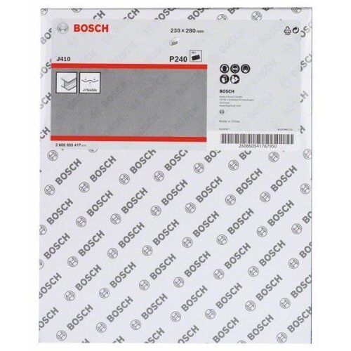  J410 Standard for Metal Schleifblätter für Schwingschleifer Bosch Schleifblatt J410, für Exzenterschleifer 12375730