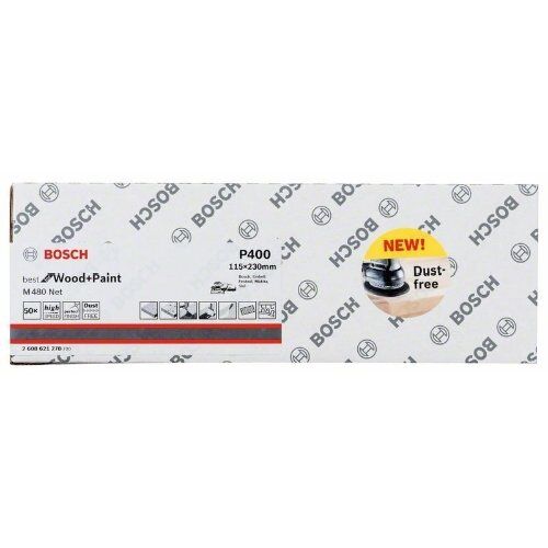 M480 Best for Wood and Paint Schleifnetze für Schwingschleifer Bosch Schleifblatt, für Exzenterschleifer 12375774