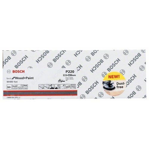  M480 Best for Wood and Paint Schleifnetze für Schwingschleifer Bosch Schleifblatt, für Exzenterschleifer 12375745