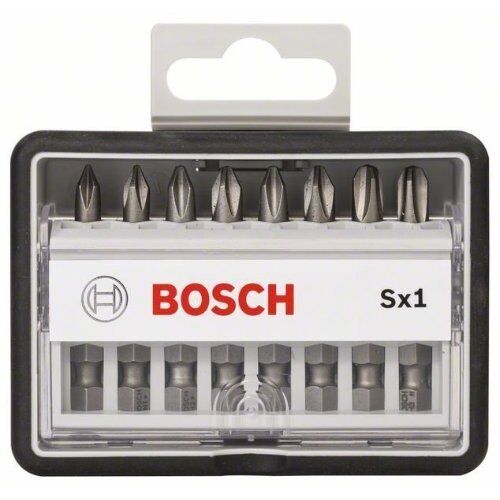  Schrauberbit- und Steckschlüssel-Sets Extra Hard Schrauberbitsets – Robust Line – PH Bosch 8-tlg. Schrauberbit-Set, Robust Line, Sx PH, Extra Hard-Ausführung, für Bohrmaschinen 12372340