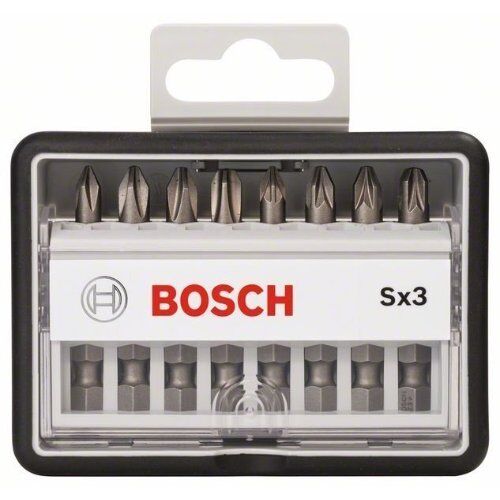  Schrauberbit- und Steckschlüssel-Sets Extra Hard Schrauberbitsets – Robust Line PZ und PH Bosch 8-tlg. Schrauberbit-Set, Robust Line, Sx PH/PZ, Extra Hard-Ausführung, für Bohrmaschinen 12372343