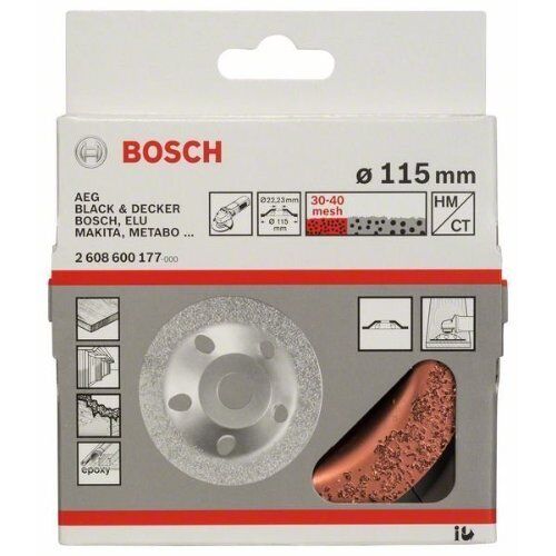  Carbide-Schleifköpfe, 22,23-mm-Bohrung für kleine Winkelschleifer Bosch Carbide-Topfscheibe, für kleine Winkelschleifer 12377389