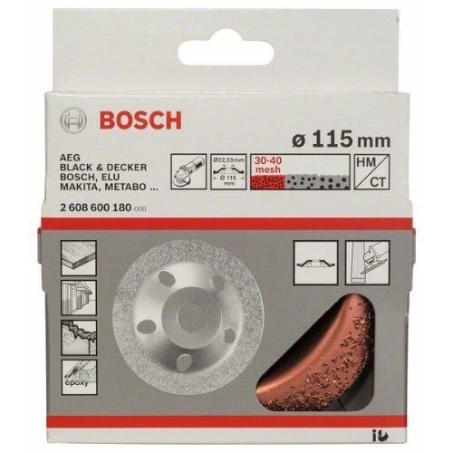  Carbide-Schleifköpfe, 22,23-mm-Bohrung für kleine Winkelschleifer Bosch Carbide-Topfscheibe, für kleine Winkelschleifer 12377387