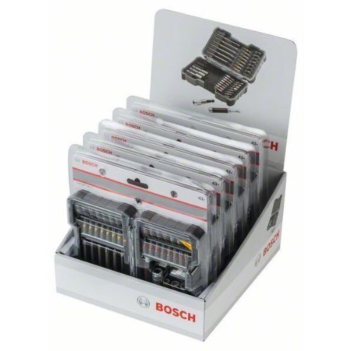  Schrauberbit- und Steckschlüssel-Sets Extra Hard Schrauberbit Mixed Sets, PH, PZ, T, SL, H und Quick Change-Universalhalter und Universalmagnethalter Bosch 43-tlg. Set mit Schrauberbits und Steckschlüsseln, Extra Hard Schrauberbit Mixed, PH, PZ, T, SL, H und Quick Change-Universalhalter und Universalmagnethalter, für Bohrmaschinen 12372354