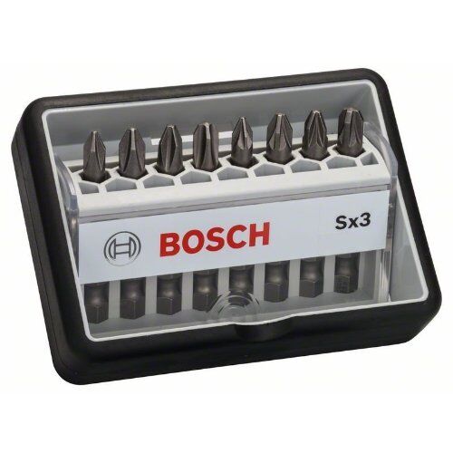  Schrauberbit- und Steckschlüssel-Sets Extra Hard Schrauberbitsets – Robust Line PZ und PH Bosch 8-tlg. Schrauberbit-Set, Robust Line, Sx PH/PZ, Extra Hard-Ausführung, für Bohrmaschinen 12372343