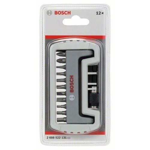  Schrauberbit- und Steckschlüssel-Sets Extra Hard Schrauberbit Mixed Sets, kompakt, für Schrauben verschiedener Art mit Universalmagnethalter Bosch 11-tlg. Schrauberbit-Set inkl. Bithalter PH/PZ/T/S/HEX, für Bohrmaschinen 12372359